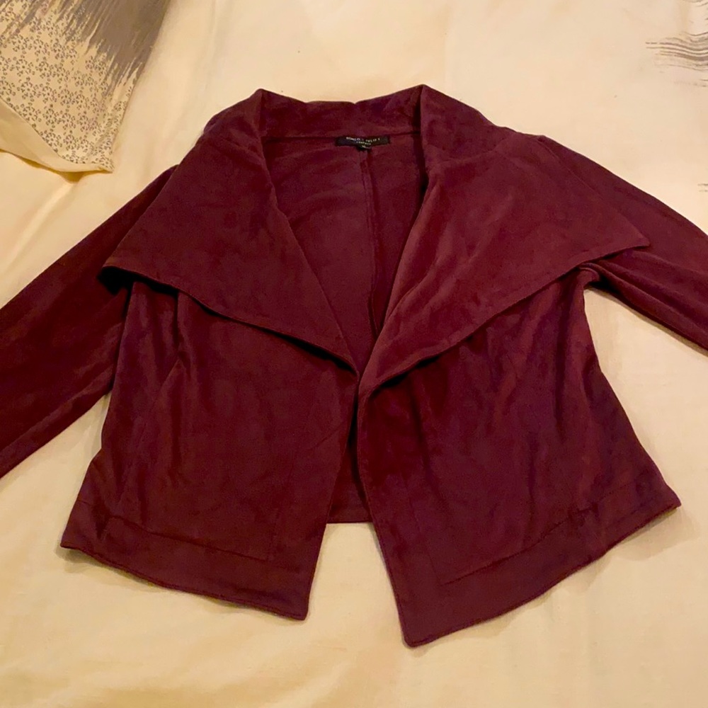 Suede Bomber Jacket